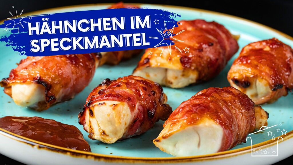 Chicken wrapped in bacon