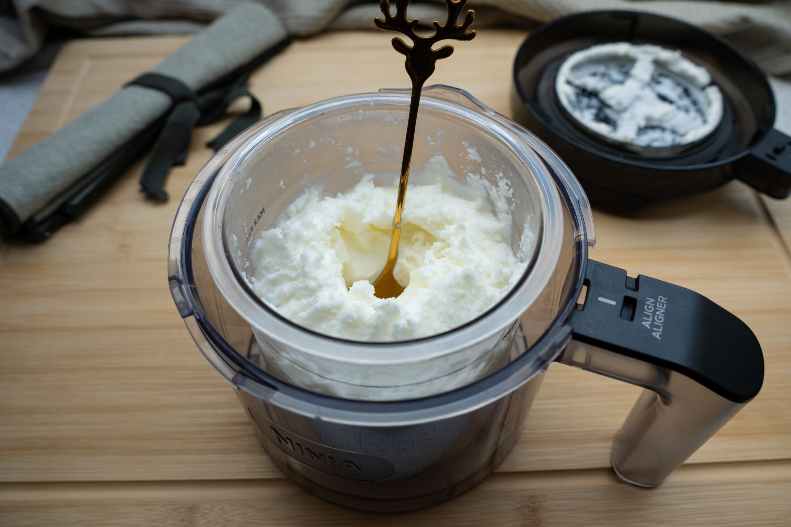 Ninja Creami yogurt ice cream base