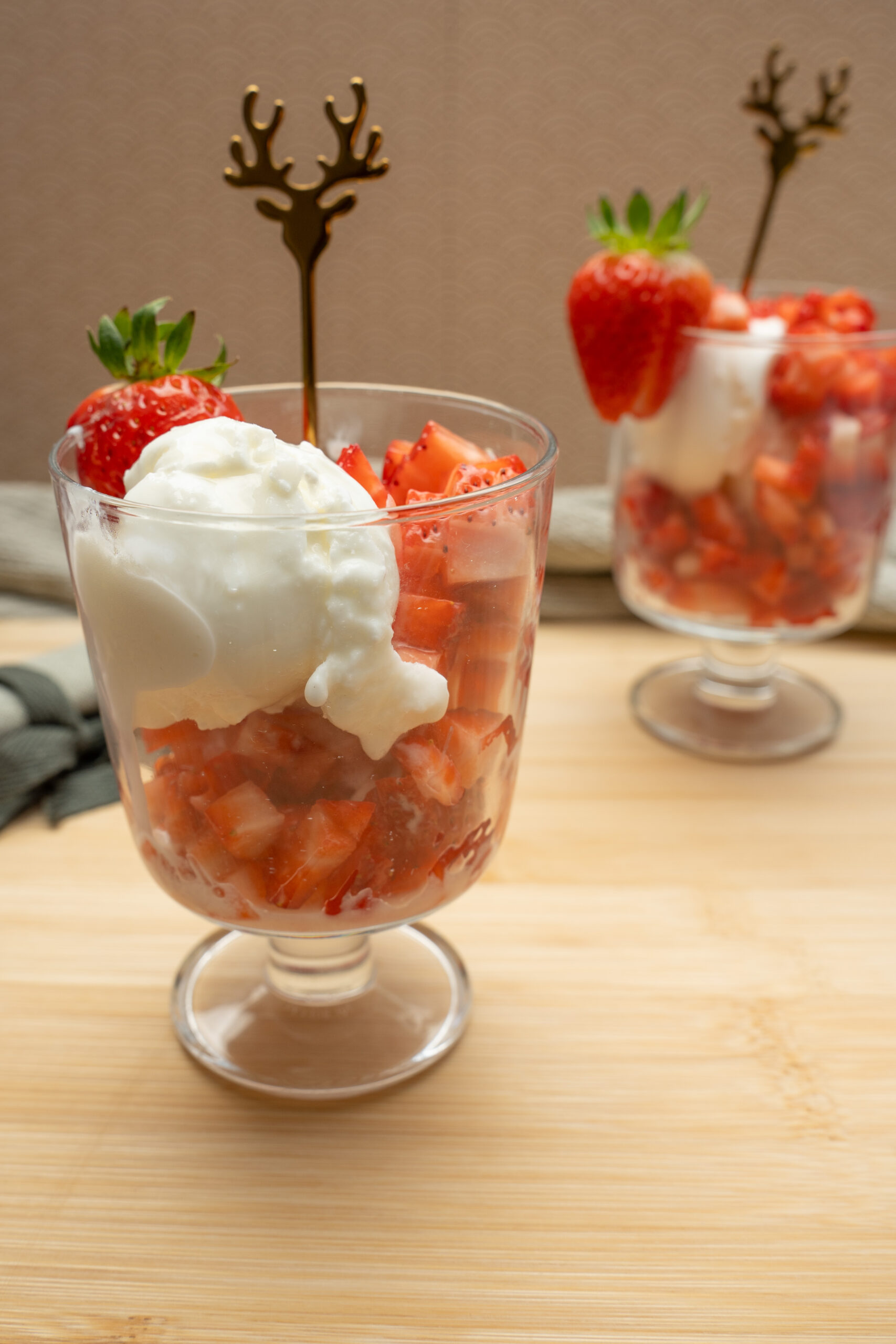 Strawberry yogurt cup Ninja Creami recipe