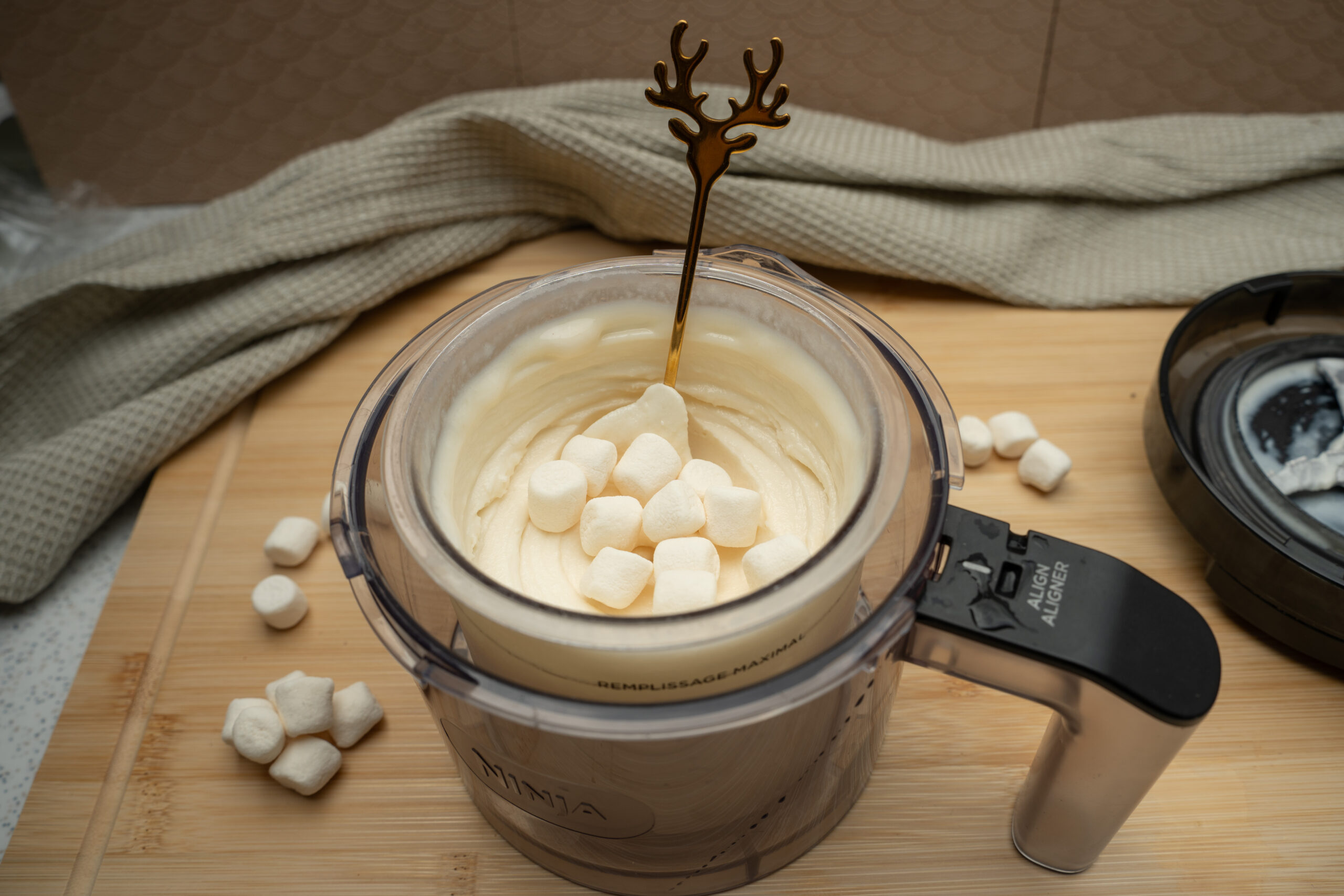 Ninja Creami Recipe: Marshmallow Ice Cream