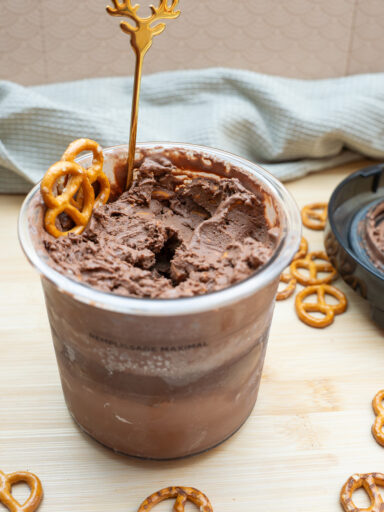 Chocolate Pretzel Ice Cream Ninja Creami Recipe