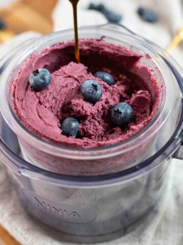 Blueberry Ice Cream Ninja Creami