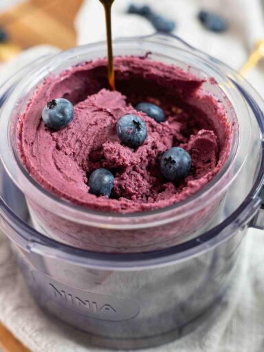 Blueberry Ice Cream Ninja Creami