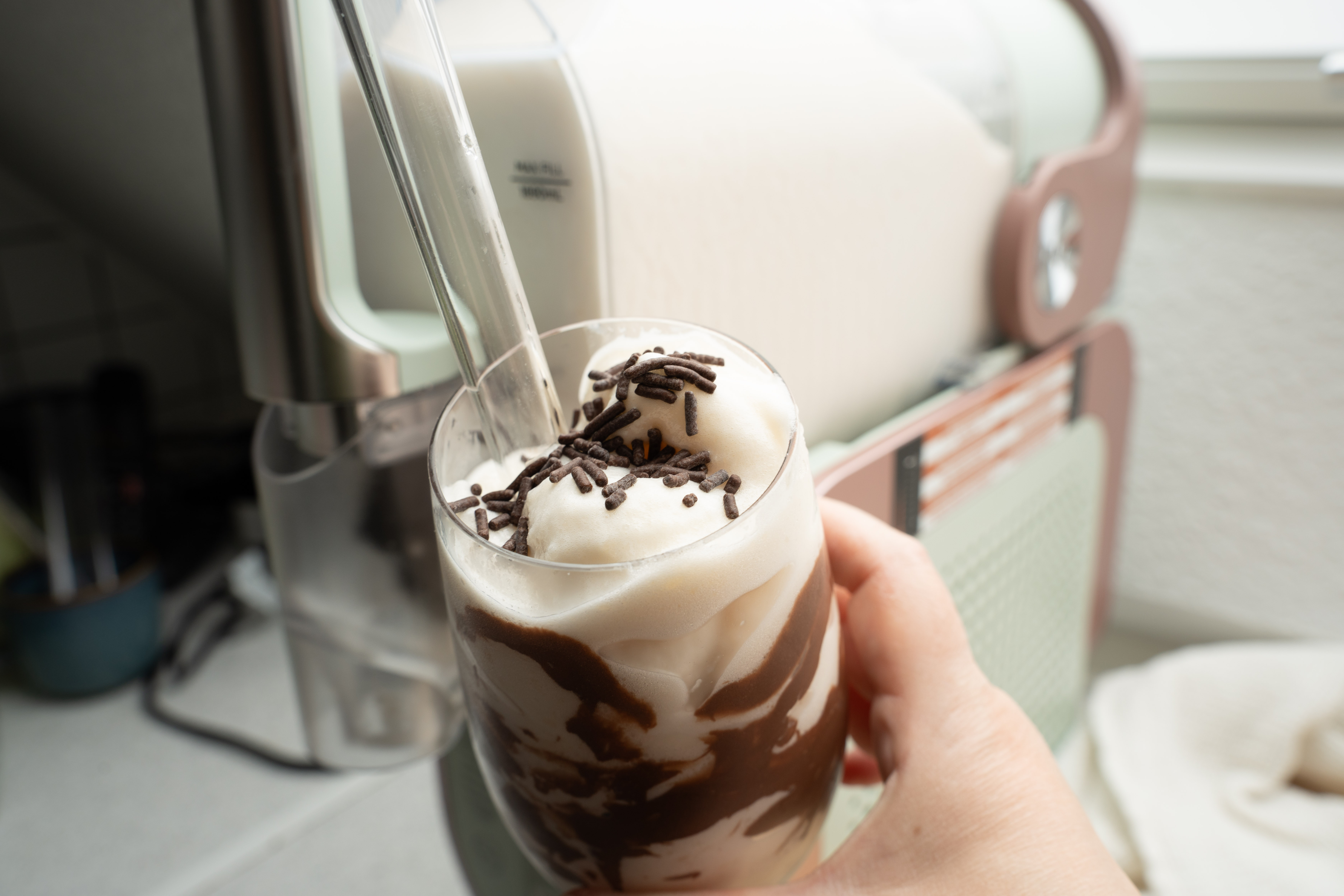 Dirty Banana milkshake Ninja Slushi