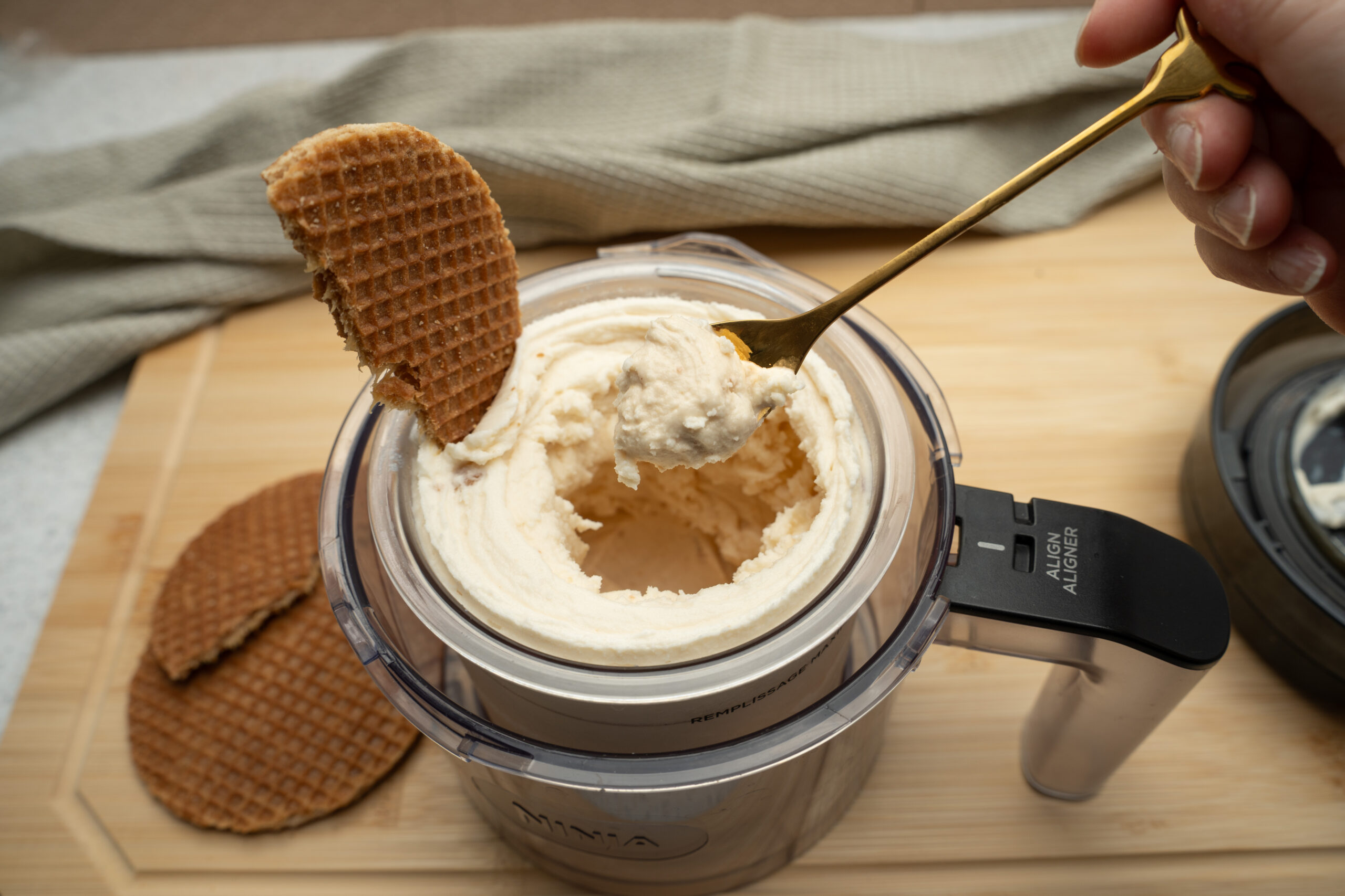 Stroopwafel Ice Cream Ninja Creami Recipe