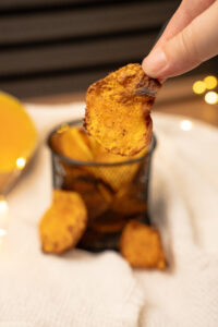 Kürbischips aus dem Airfryer