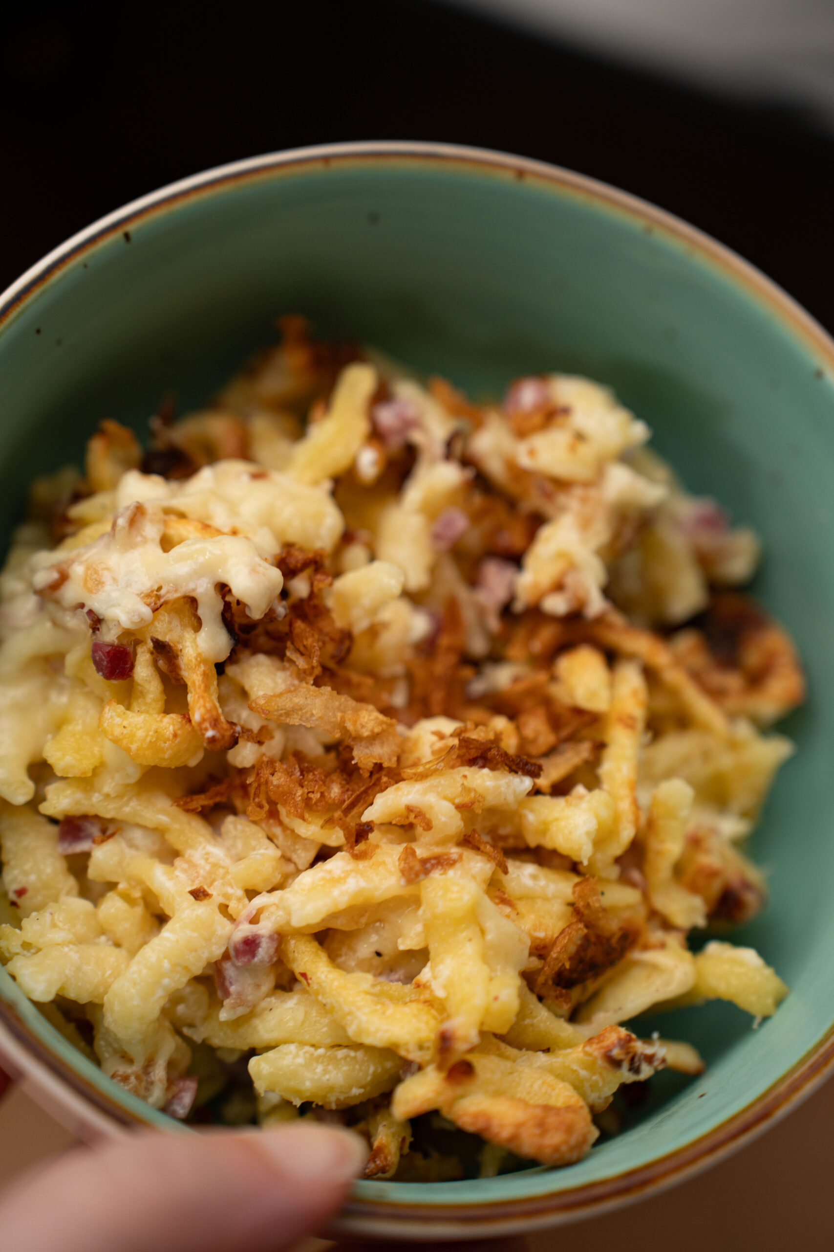 Cheese Spaetzle in the air fryer